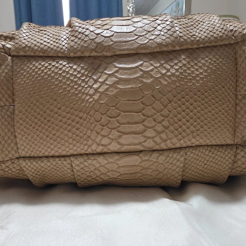 Maddison Embossed Maggie Python Coach bag - Picture 11 of 16